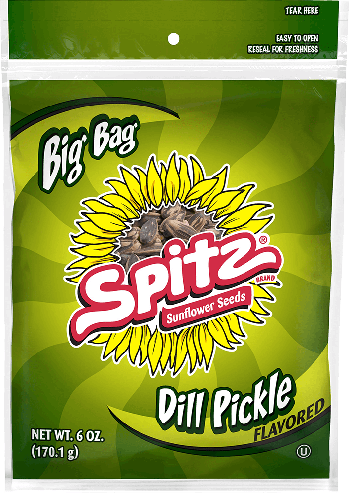 SPITZ® Dill Pickle Flavored Sunflower Seeds