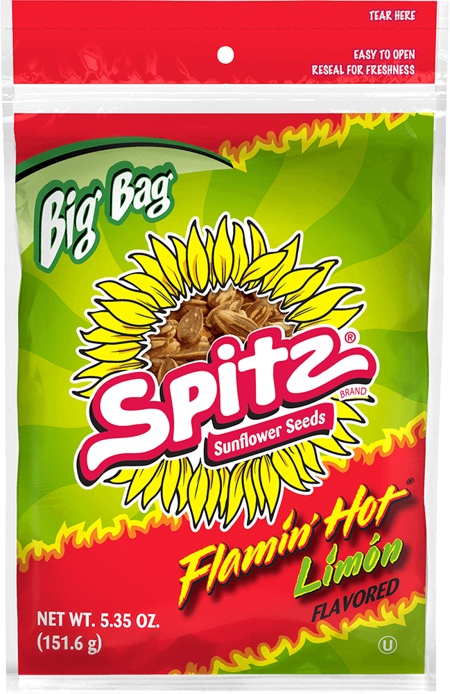 SPITZ® Flamin' Hot Limon Flavored Sunflower Seeds