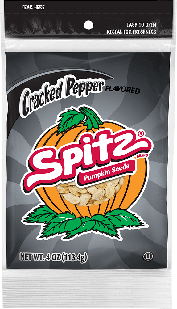 SPITZ® Cracked Pepper Flavored Pumpkin Seeds