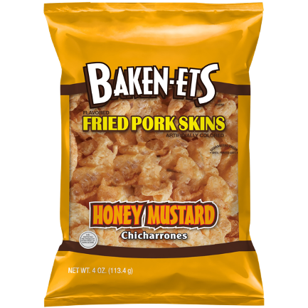 Baken-Ets® Honey Mustard Flavored Fried Pork Skins