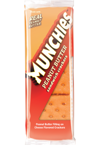 MUNCHIES® Peanut Butter on Cheese Flavored Crackers