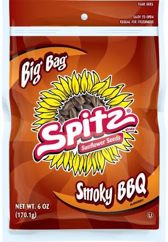 SPITZ® Smoky BBQ Flavored Sunflower Seeds